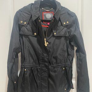 Vince Camuto Black Windbreaker/Jacket Jacket